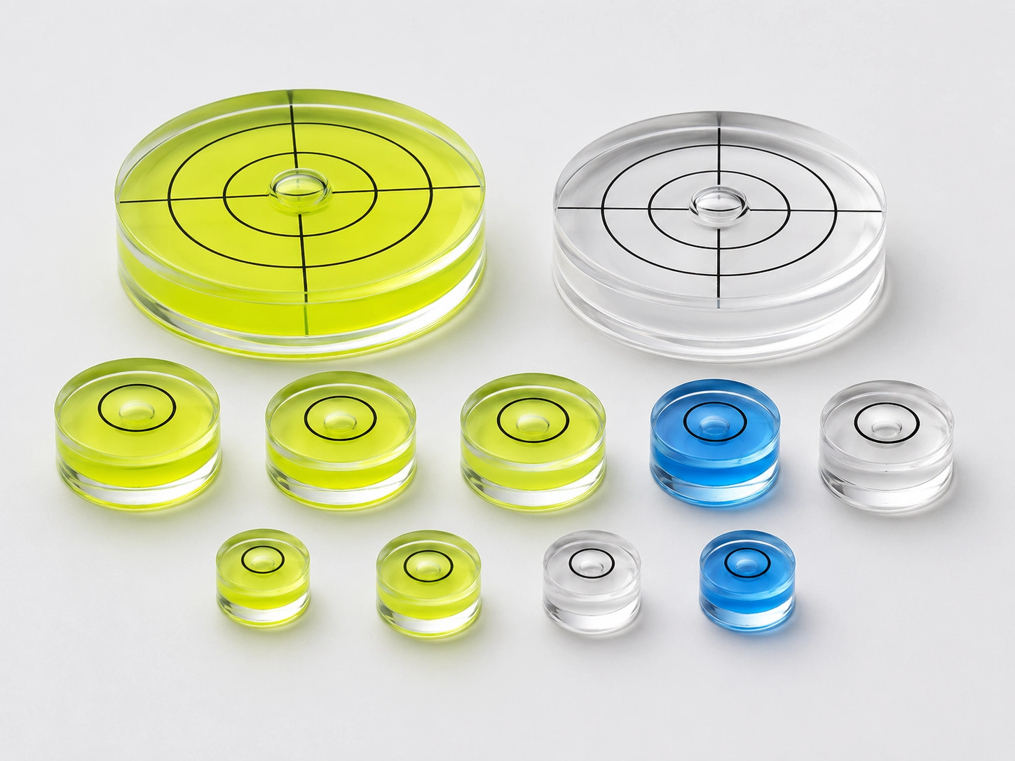 Circular Level Vials detail