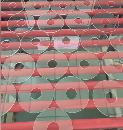 Custom-Shaped Sight Glass detail